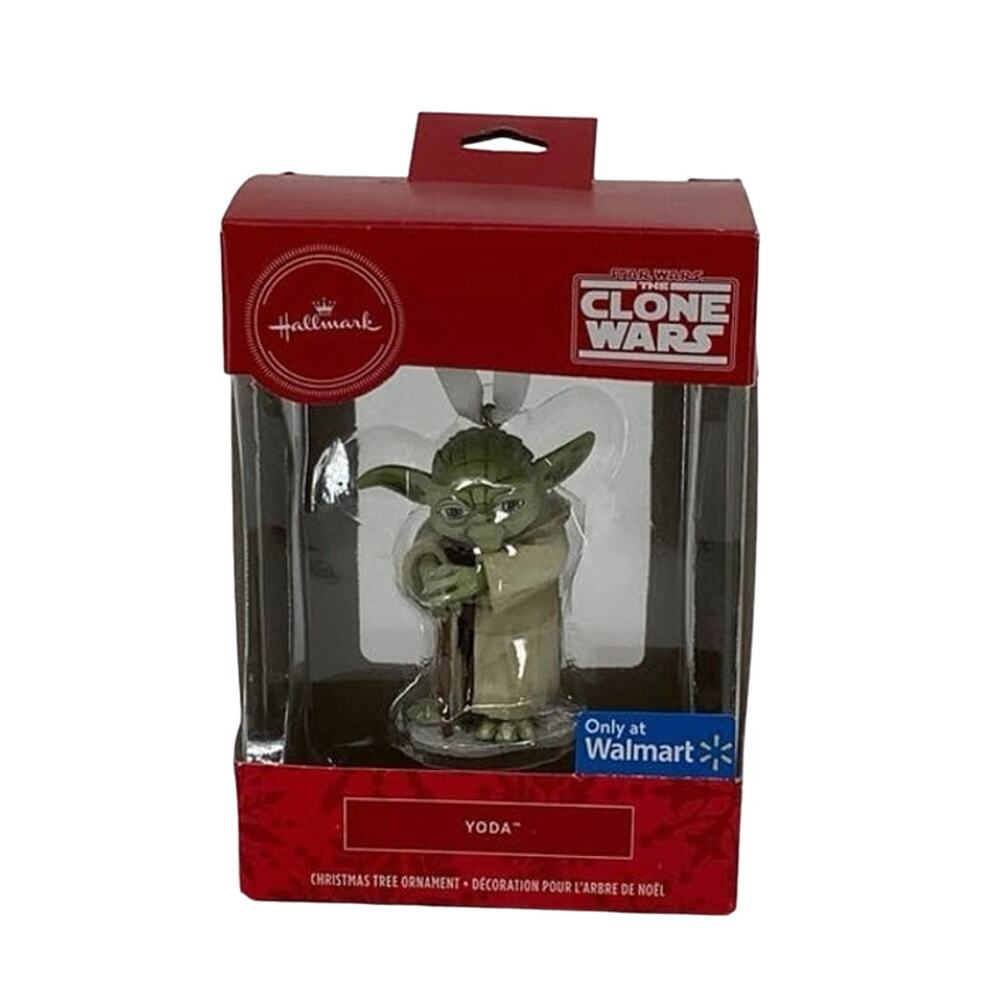 Hallmark Star Wars Yoda The Clone Wars Christmas Tree Ornament L2-6